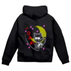 にゃーにゃー組@LINEスタンプ＊絵文字販売中！のにゃーにゃー組　一刀両断ver. Zip Hoodie