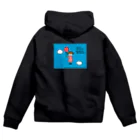 さかもとこのみのグッズやさんのスーパーガール 文字あり Zip Hoodie