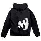 Shinsuke Sada Goods ShopのSHINSUKE SADA オフィシャルグッズ ロゴ反転色 Zip Hoodie