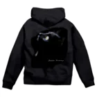 Jasmine工房のBLACK CAT Zip Hoodie