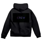 CREWのCREWロゴ Zip Hoodie