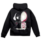 野良いぬの骨骨いっぬ Zip Hoodie