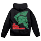 【仮想通貨】ADKグッズ専門店 のThe King(白縁) Zip Hoodie