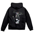 (有)さいくろぷすの受眼喫煙 Zip Hoodie