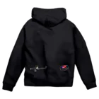 Hustle Hockeyのボストンテリア アイスホッケー シュートマシーン Zip Hoodie