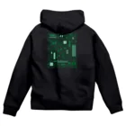 好きなもの工房の基板柄 Zip Hoodie