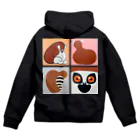 Watanabeのわお４種類 Zip Hoodie