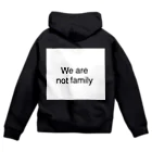 ヴィト@マウンティングまめたのWe are not family Zip Hoodie