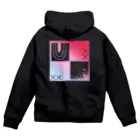 ×夜御座×のよみゆうパーカー Zip Hoodie