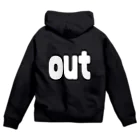 inko andのsafe／out Zip Hoodie