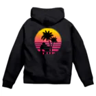 kanicatWandのサンセットゴリラBB Zip Hoodie