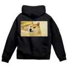 #fuckelonmuskのDOGE 好き！ ジップパーカー