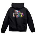 イラスト MONYAAT のCT155　ちびた色鉛筆*B Zip Hoodie