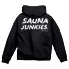 SAUNA JUNKIES | サウナジャンキーズのメルティー・ロゴ Zip Hoodie