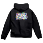 リラックス金魚のみんなのあたまのなかのうみ Zip Hoodie