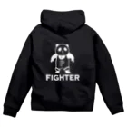 パンダプロレス&パンダジムのパンダプロレス ファイター Zip Hoodie