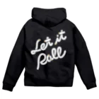 9bdesignのLet it Roll 巻寿司（裏巻き） Zip Hoodie