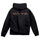 SUIMINグッズのお店のはぐれ玉子握り（背面プリントあり） Zip Hoodie
