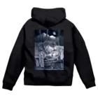 アラスカ野生動物画家きむらけいのE​Y​E​S​ ​-​視​線​- Zip Hoodie