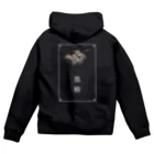 mothofthesunの墨椿 Zip Hoodie