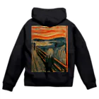 artgalleryのThe Scream ジップパーカー