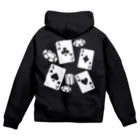 SPECIAL NEEDS JAPANのポーカー人 3 Zip Hoodie