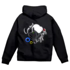 桃栗　アキの【かいわれjuggling】-contact.1 Zip Hoodie