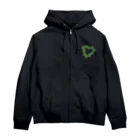 yurikamaruのピーマンのハート Zip Hoodie