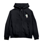 SUIMINグッズのお店の【小】ソーダアイスを意気揚々と運ぶねこ Zip Hoodie