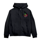 Red CherryのCherry kiss(ネオン) Zip Hoodie