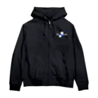 The evening starsのExplosion ブラック Zip Hoodie