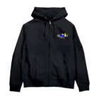 The evening starsのH1nar1 ブラック Zip Hoodie