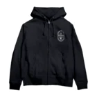 MANIAC_DOGSのMANIAC DOGS ステッカー風（色変更あり） Zip Hoodie