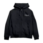 NOIR（ノアール）のNOIR　LOGO白 Zip Hoodie