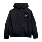 SAMURAI_JPの花火Fireworks（カラー） Zip Hoodie