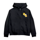 satoayaのアニマルカフェのフードアニマル　ホットケーキ蜂 Zip Hoodie