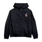 白瀬 ∴の祈り(ブラック) Zip Hoodie