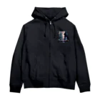 turtle-rikuのcyber punk items Zip Hoodie