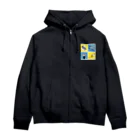 ロジローの4者集計！RANDOM・白背景 Zip Hoodie