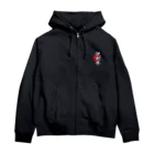 blue-birdの江刺牛 Zip Hoodie