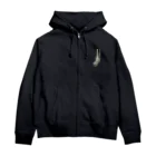 KOBUSHIの左脛骨遠位端骨折CT画像（くり抜き） Zip Hoodie