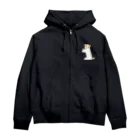 ジャックラッセルテリアのお店の上手なおすわり Zip Hoodie