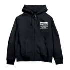 Kosher_Japan ユダヤのモシアハ（メシア）はすぐそこに！（白色プリント） Zip Hoodie