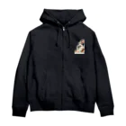 PALA's SHOP　cool、シュール、古風、和風、の麗 10c Zip Hoodie