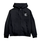 負兎マドクセの卯合ブラック Zip Hoodie