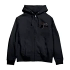 Jasmine工房のBLACK CAT Zip Hoodie