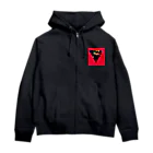 【三角形の穴】の▼5-P【逆三角形の穴】  Zip Hoodie