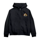 エダマメトイチのmontan 2 LOGOグレイ Zip Hoodie