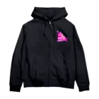 CHAX COLONY imaginariの【各10点限定】いたずらぐまのグル〜ミ〜(8/special2/pink×blackback) Zip Hoodie