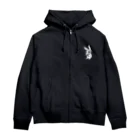 8助のおめかしペストマスクうさぎ Zip Hoodie